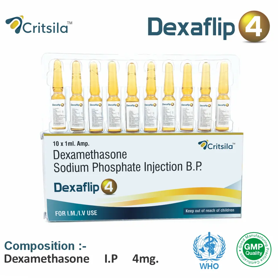 Dexamethasone (4mg) Injection in PCD Pharma Franchise at Best Price